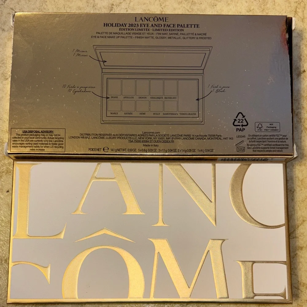 Lancôme Holiday Elegant Eyeshadow and Blush Palette